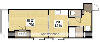 セブンセブン東本浦[1DK/30.12m2]の間取図