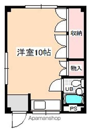 ヴィラ・トーヨー[1K/21.87m2]の間取図