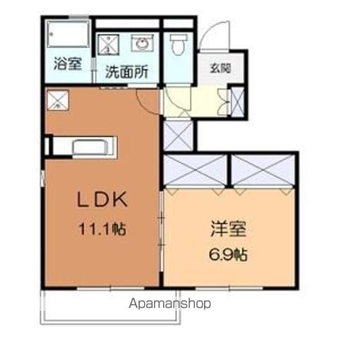 コンフォートソウミの間取り写真