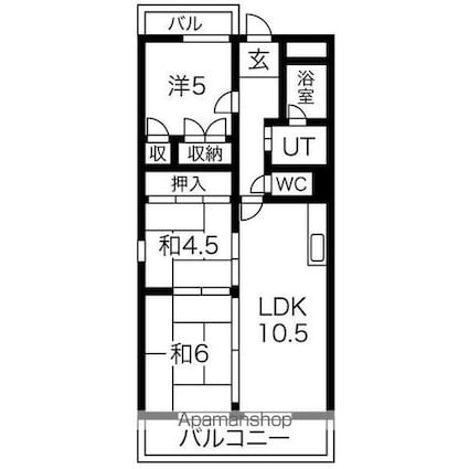 グレイス平島[3LDK/60.07m2]の間取図