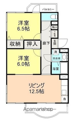 熊本県八代市永碇町[2LDK/58.13m2]の間取図