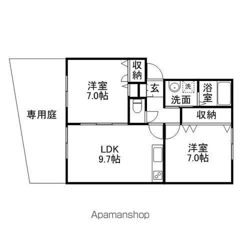 【メロディーハイツ警弥郷の間取り】