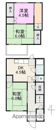 木太町木村邸[3DK/56.16m2]の間取図