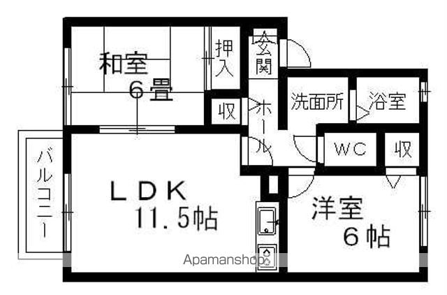 たんぽぽハウス A棟の間取り写真