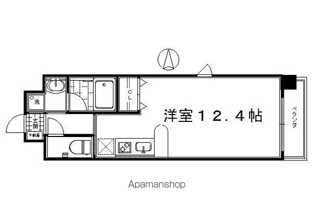 東海道本線 西大路駅 徒歩15分 8階建 築16年の間取り写真