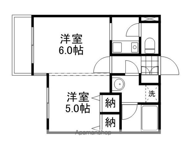フォーラム伊島三番館の間取り写真