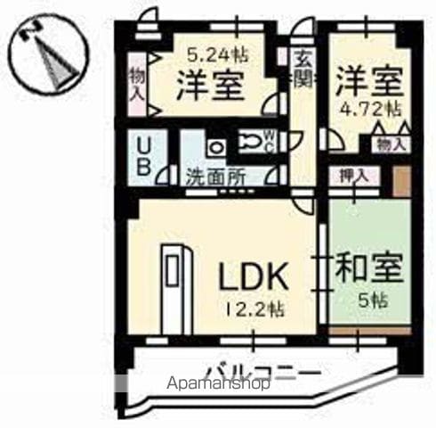 カーサ古江の間取り写真