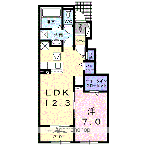 プロスペリタ土原の間取り写真