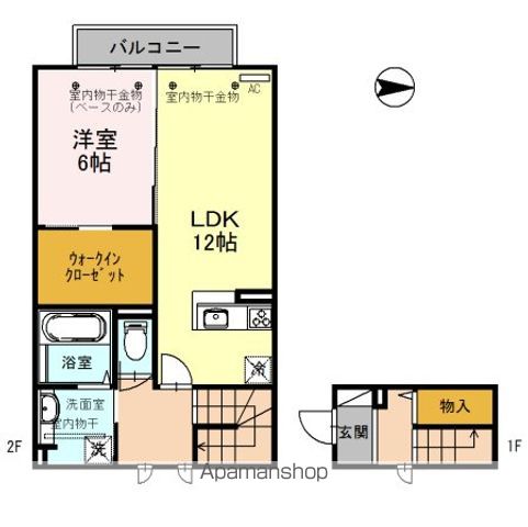 金沢市 2階建 築9年の間取り写真