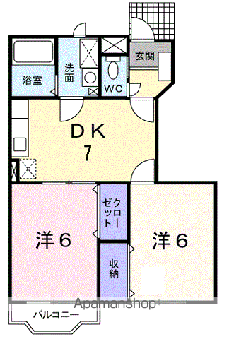 MAISON DEUXの間取り写真
