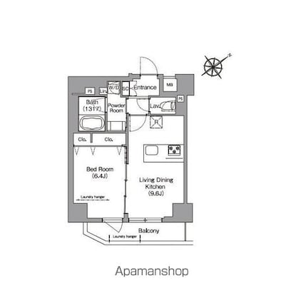 ＨＦ押上レジデンス[1LDK/40.23m2]の間取図