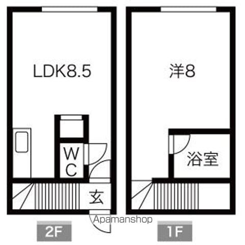 フレンドパークの間取り写真