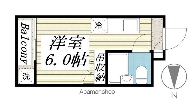 中野区新井のマンションの間取り