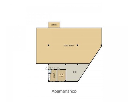 長野県茅野市塚原２丁目[店舗/343.14m2]の間取図