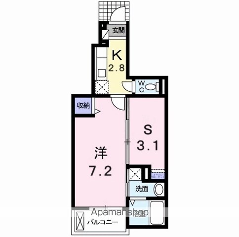 可部線 安芸長束駅 徒歩15分 3階建 築13年の間取り写真