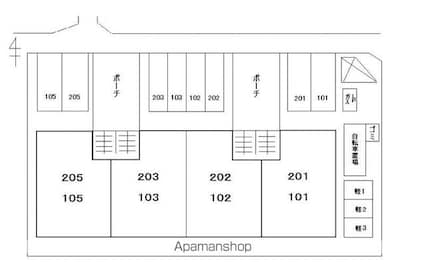 サン・サン・３[3DK/59.59m2]の配置図