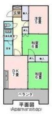 一里山マンションの間取り写真