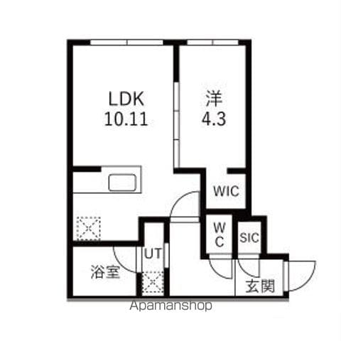 仮)千歳北栄1丁目MS A棟の間取り写真