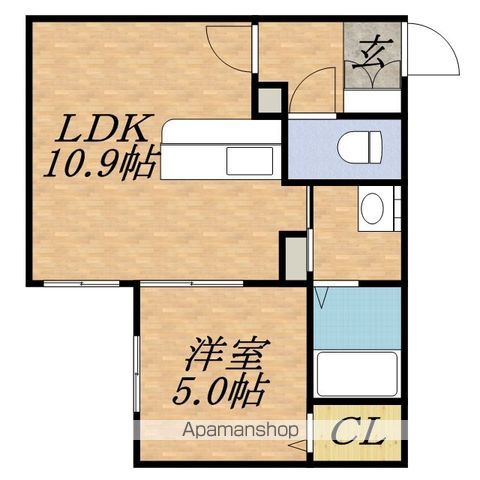 LANDSCHAFT ASABUの間取り写真