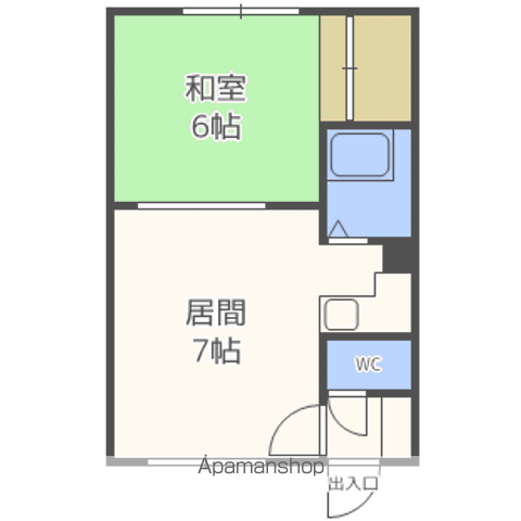 栄マンションの間取り写真