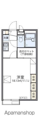 【レオパレスイーストライト白井の間取り】