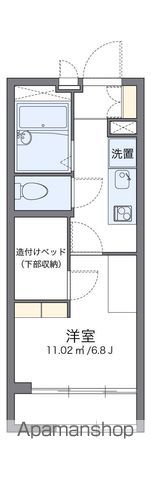 レオパレス喜連北の間取り