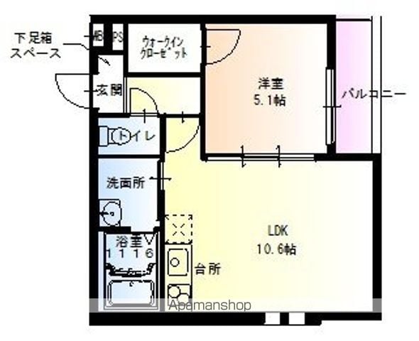 フジパレス湊III番館の間取り写真