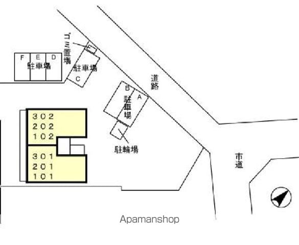 サニーハイツ 302 ｜ 千葉県八千代市八千代台北１７丁目17-10（賃貸アパート1LDK・3階・44.21㎡） その15