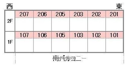 Ｂｏｎｎｅ　ｃｈａｎｃｅ[1LDK/39.41m2]の配置図