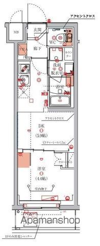 【ハーモニーレジデンス東京八広ザ・スプレッドの間取り】