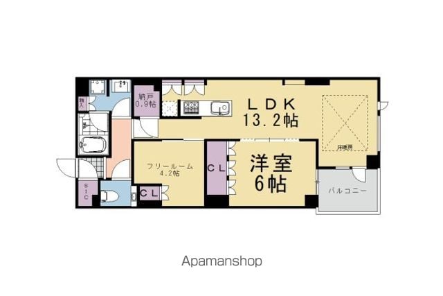グランドメゾン京都御池通の間取り写真