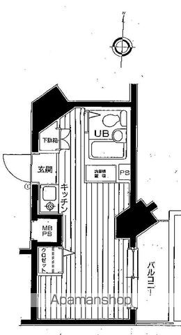 【横浜市中区長者町のマンションの間取り】