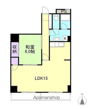 和歌山県和歌山市十三番丁[1LDK/54.04m2]の間取図