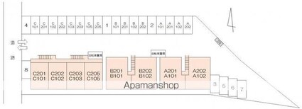 ＳＴハイツＣ[2K/35.3m2]の配置図