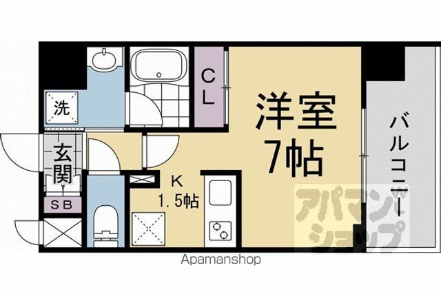 ベラジオ雅び西大路五条IIの間取り写真