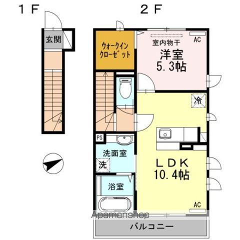 エルサ浜田山の間取り