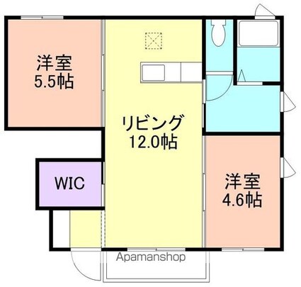 和歌山県和歌山市梅原[2LDK/49.91m2]の間取図