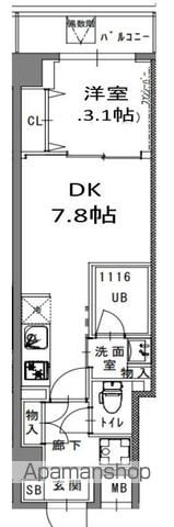 S−RESIDENCE菊川RIVIEの間取り写真