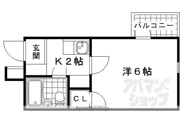 レオパレスRX山科の間取り写真