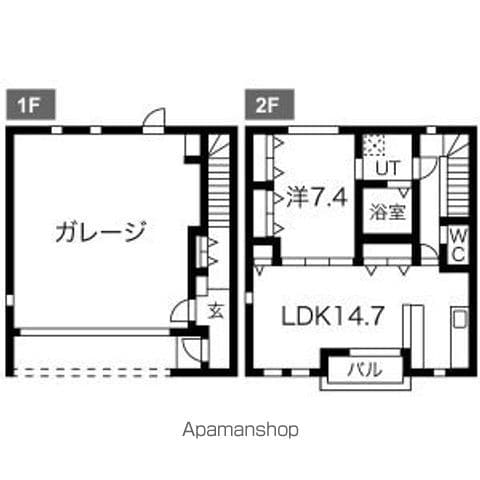 【ガラージュ・ド・ルクスみゆきの間取り】