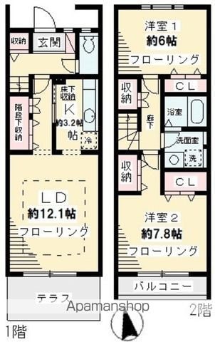 デザインコート梅丘アネックスの間取り