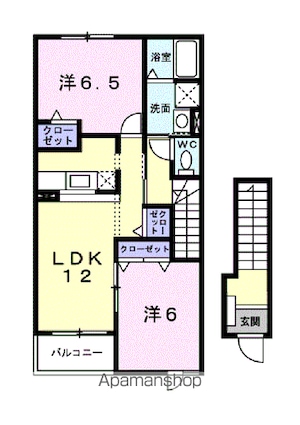 ネオ・ユニゾンⅠ[2LDK/58.86m2]の間取図