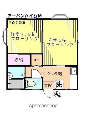アーバンハイムMの間取り写真