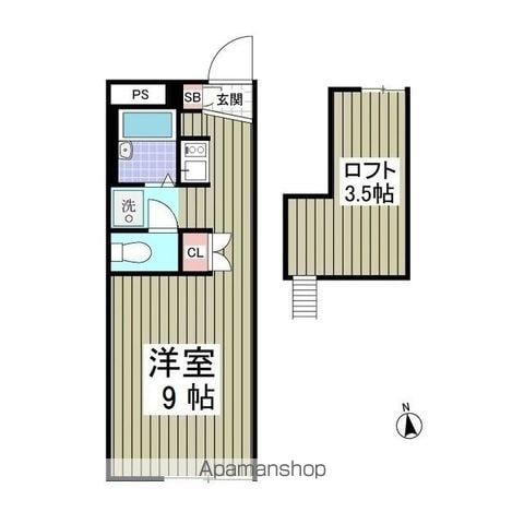 東大和市芋窪のマンションの間取り