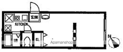 レジディア駒沢大学[1DK/31.17m2]の間取図