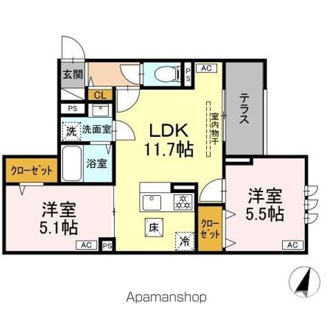セレスティア鷺宮IIの間取り写真