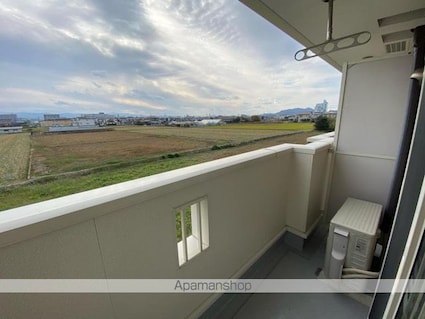 カルム・シェソワⅡ[1LDK/42.8m2]のバルコニー