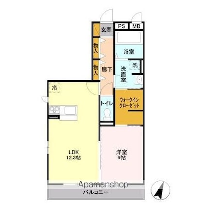 ＳＵＮーＨＥＩＭ（サンーハイム）[1LDK/49.92m2]の間取図
