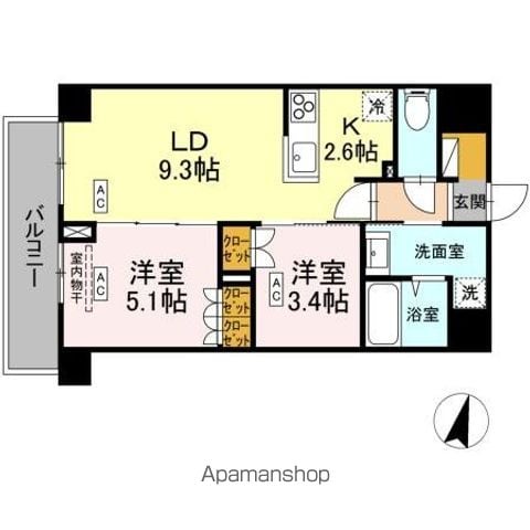 ロイジェント西新井の間取り写真