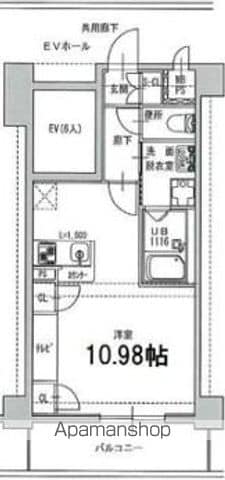 JET BLD GALLERIAの間取り写真